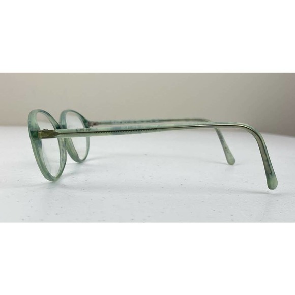 Women Tura 318 France 53-16-130 green plastic eyeglasses frames - Picture 3 of 7